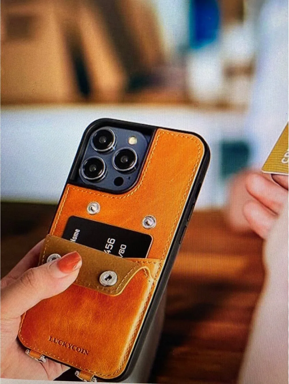 Luckycoin iPhone 14 pro Max Phone Case with Strap